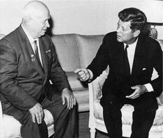 Kennedy and Khrushchev in 1961